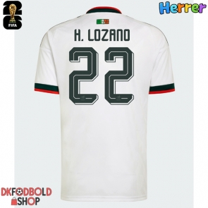 Mexico Hirving Lozano #22 Udebanetrøje VM 2026 Kort ærmer